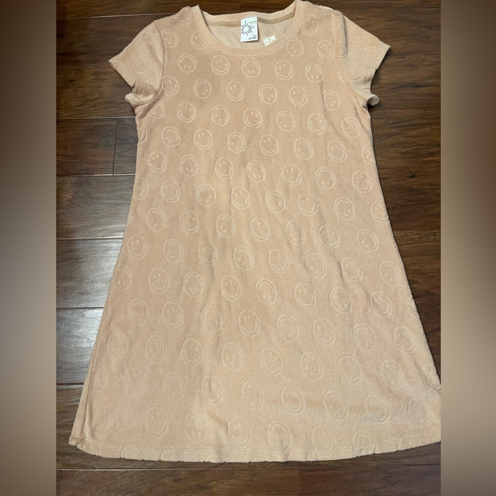 NWT Aerie Terry Cloth Smiley Face Dress Size M